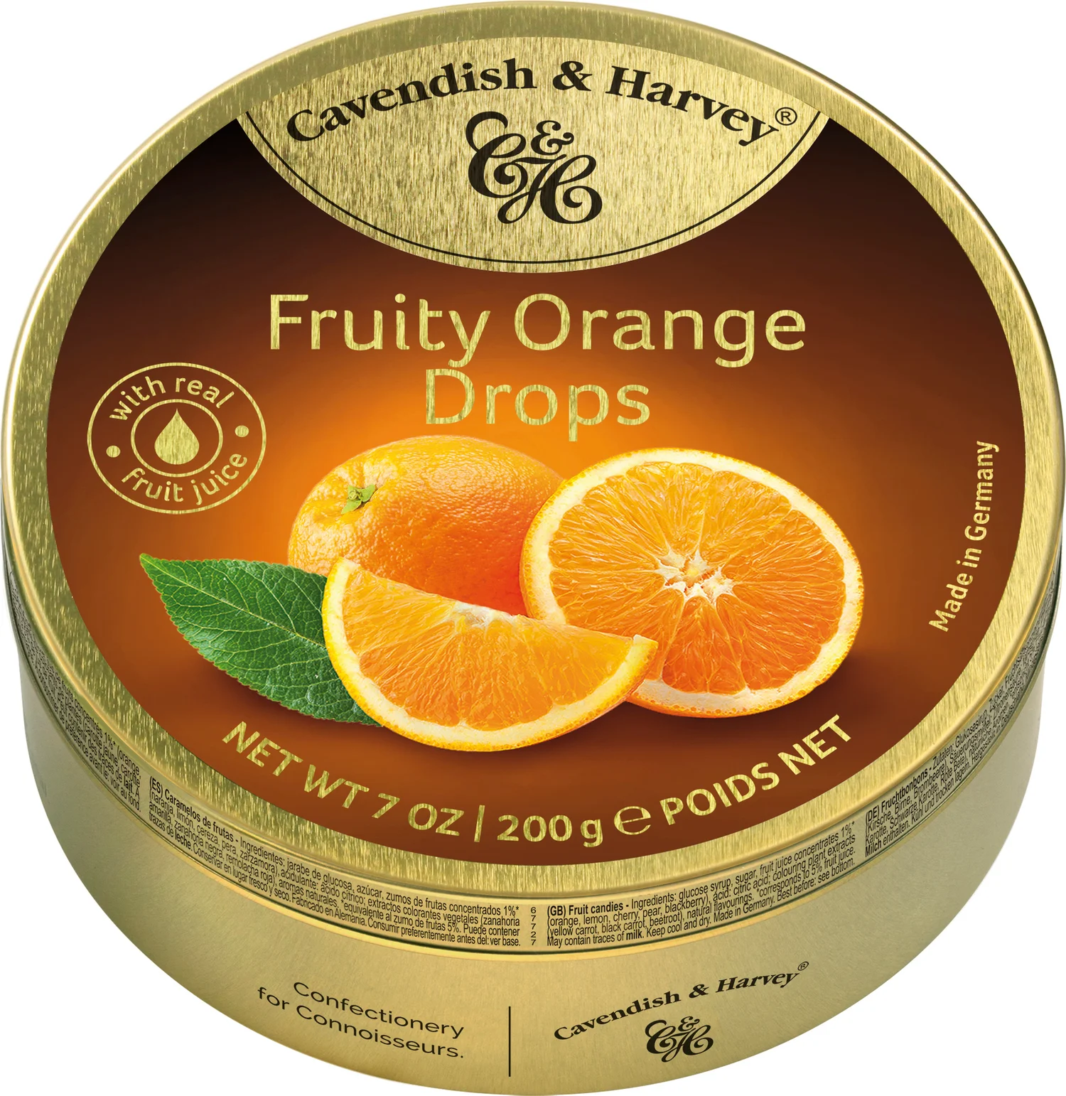 Cavendish & Harvey zuurtjes sinaasappel 200 g