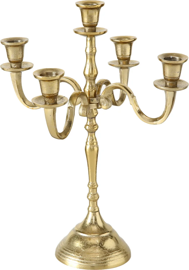 Boltze kandelaar Victoria goud D 30 H 40 cm