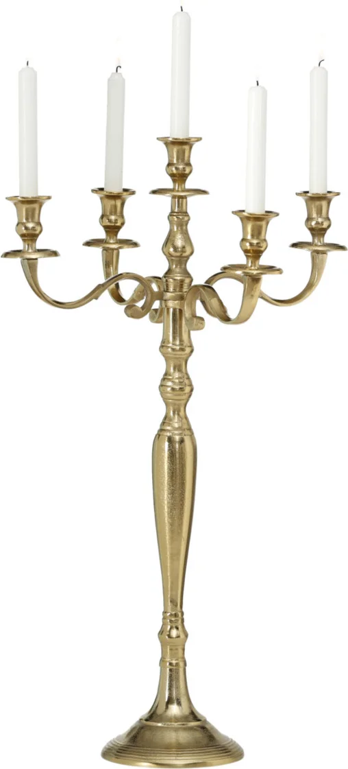 Boltze kandelaar Victoria goud 45 x 45 x 77 cm