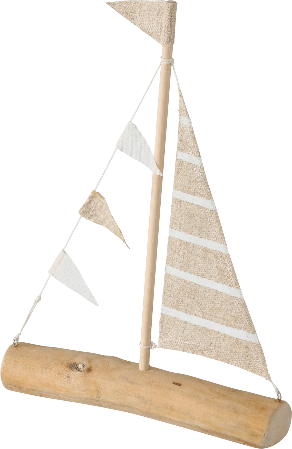 Boltze tuinbeeld Robinson boot naturel 21 x 4 x 29,5 cm