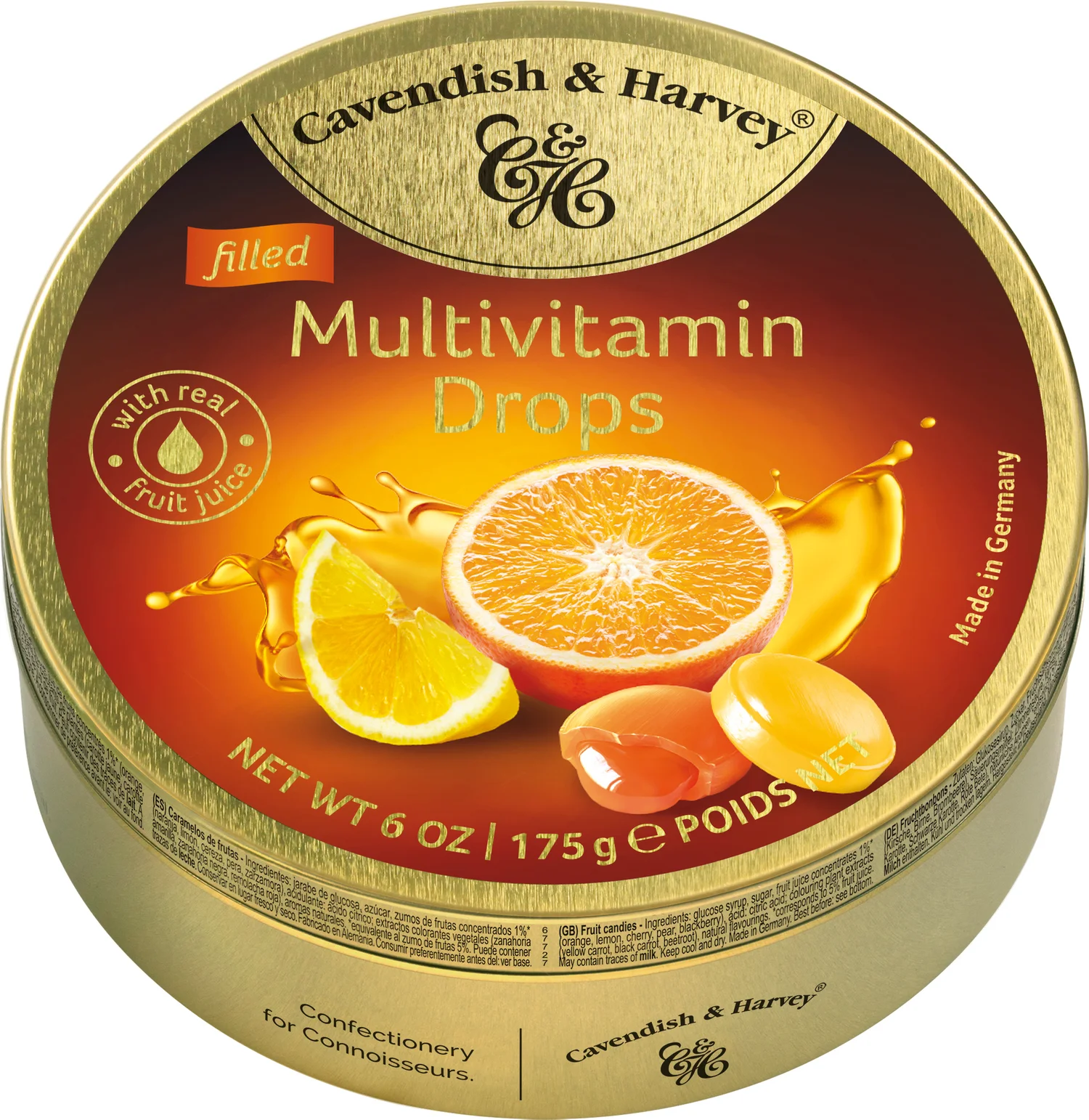 Cavendish & Harvey zuurtjes multi vitamine 175 gr