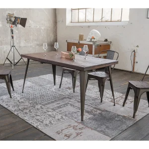 Eetkamertafel – Hout Hout – 200 x 90 cm – KELIO