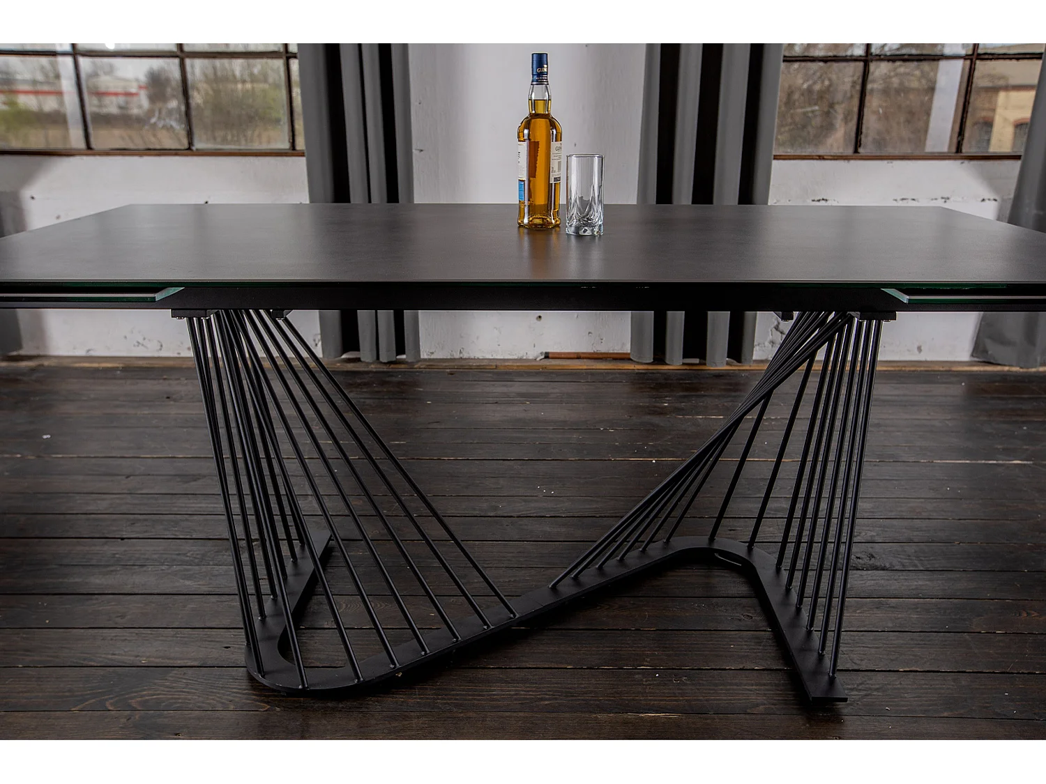 ELOISE - Zwart Glas - 200 x 100 cm - ELOISE