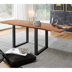 Eettafel – Hout Hout – 140 x 90 cm – LORE Eettafel – Hout Hout – 140 x 90 cm – LORE