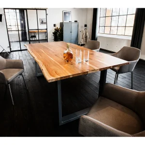 Eettafel – Hout Hout – 200 x 100 cm – LORE Eettafel – Hout Hout – 200 x 100 cm – LORE