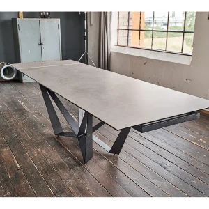 Eettafel – Grijs Glas – 180 x 90 cm – ISTAR Eettafel – Grijs Glas – 180 x 90 cm – ISTAR