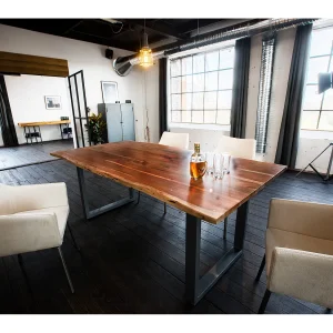 Eettafel – Hout Hout – 200 x 100 cm – LORE Eettafel – Hout Hout – 200 x 100 cm – LORE