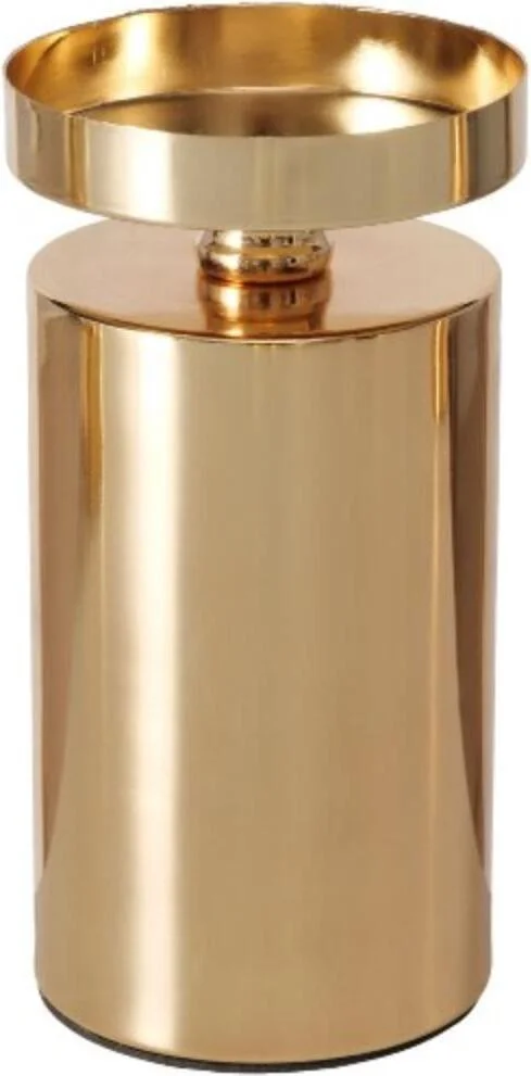 Boltze kandelaar Meril goud D 8 H 15,5 cm