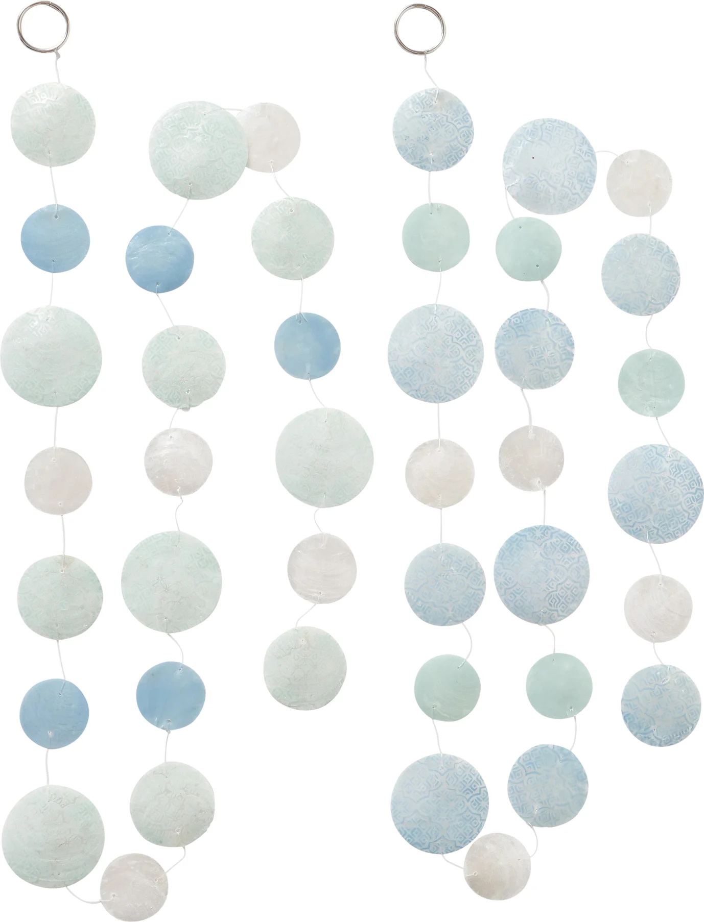 Boltze tuin wanddecoratie Amaya slinger D 7 H 180 cm 2 stuks