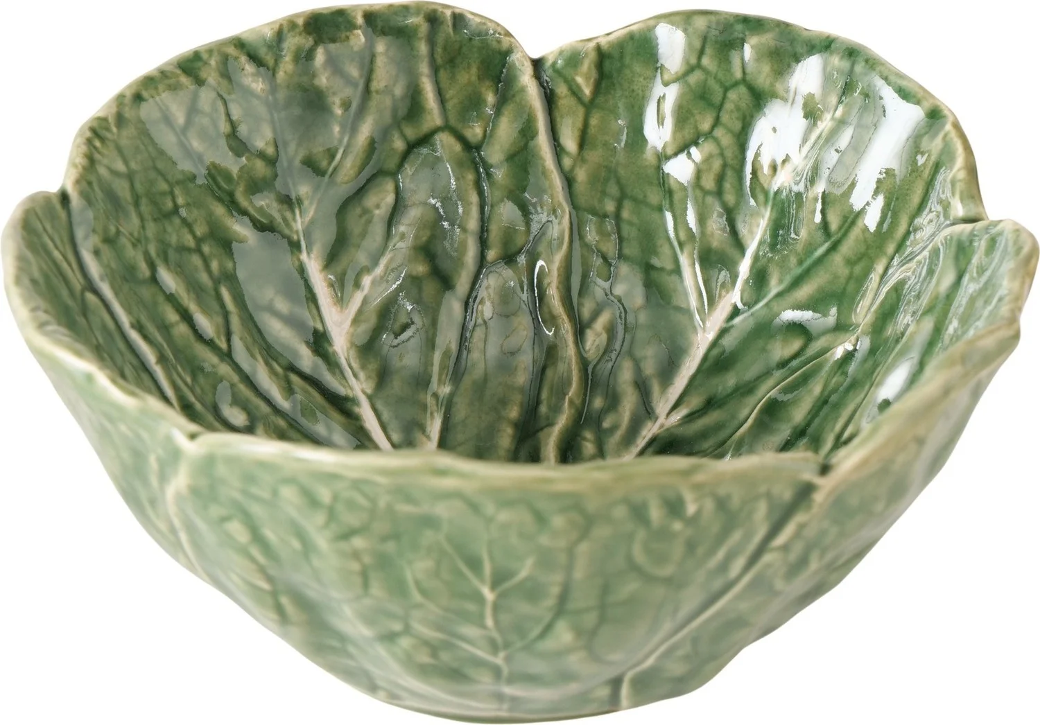 Boltze schaal Kool groen D 13,7 H 6,5 cm
