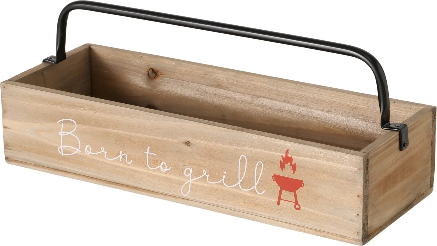 Boltze bestekhouder Grill naturel 41 x 15,5 x 15,5 cm