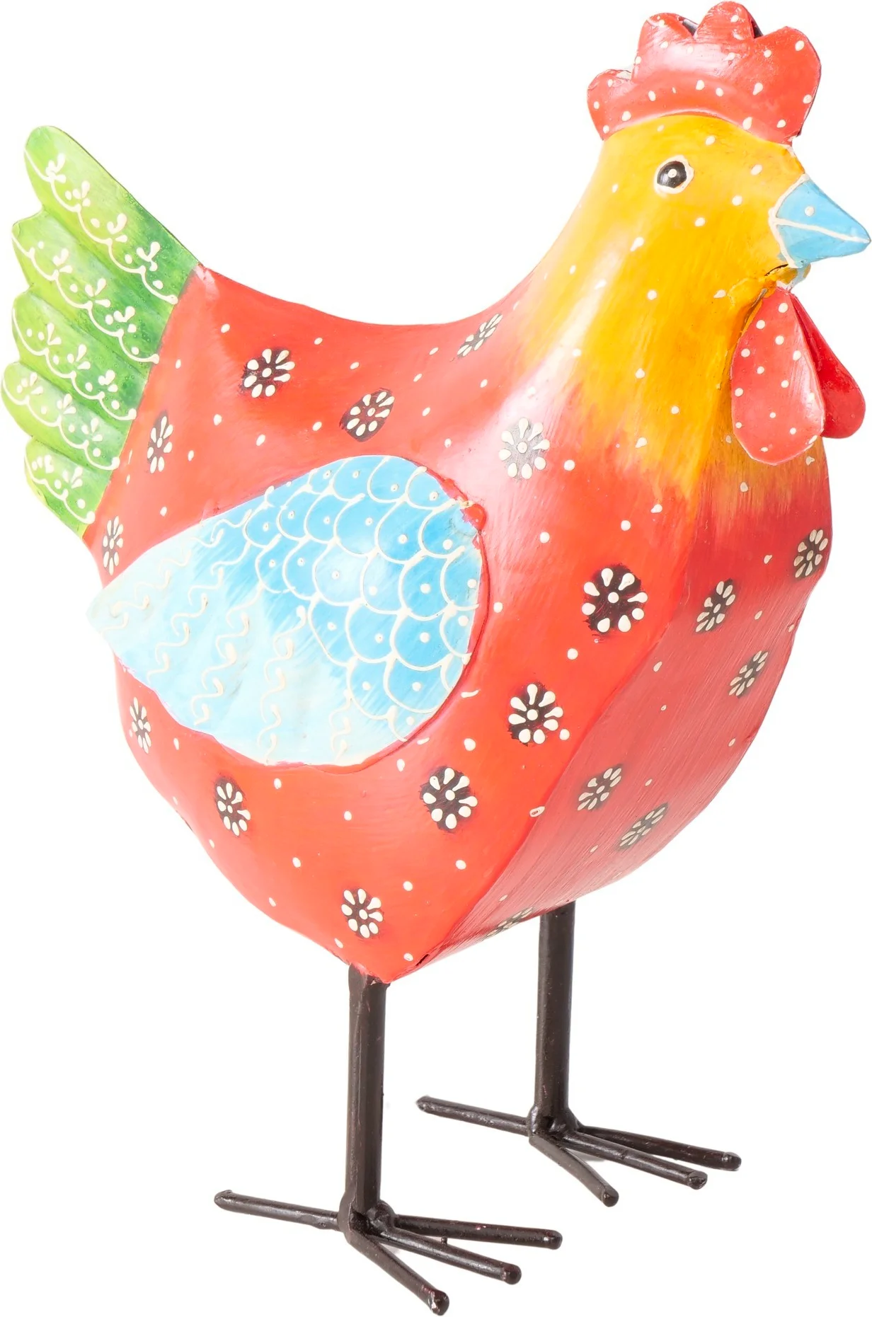 Boltze tuinbeeld Bo kip rood 22 x 12 x 28 cm