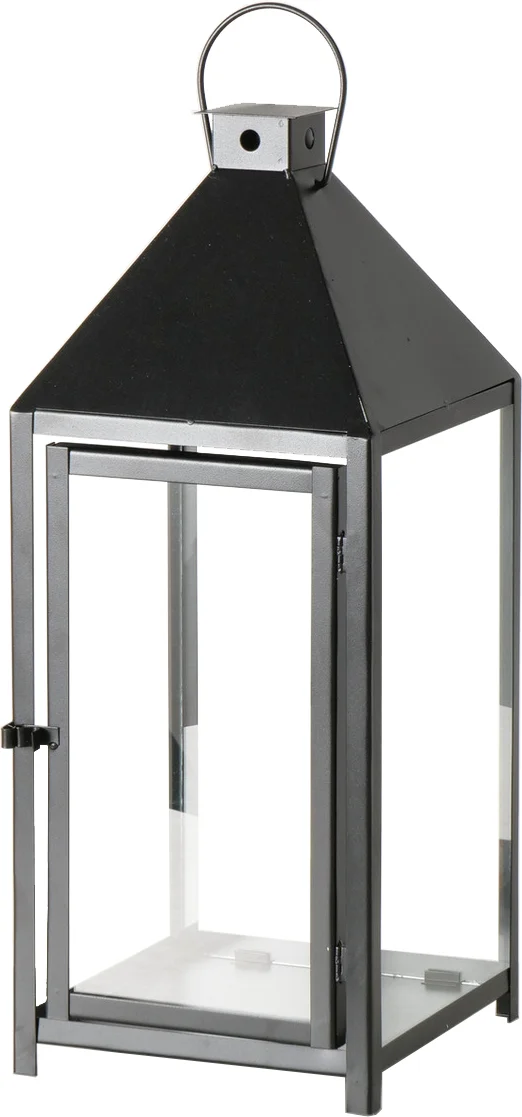 Boltze lantaarn Angelo zwart 29 x 29 x 71 cm