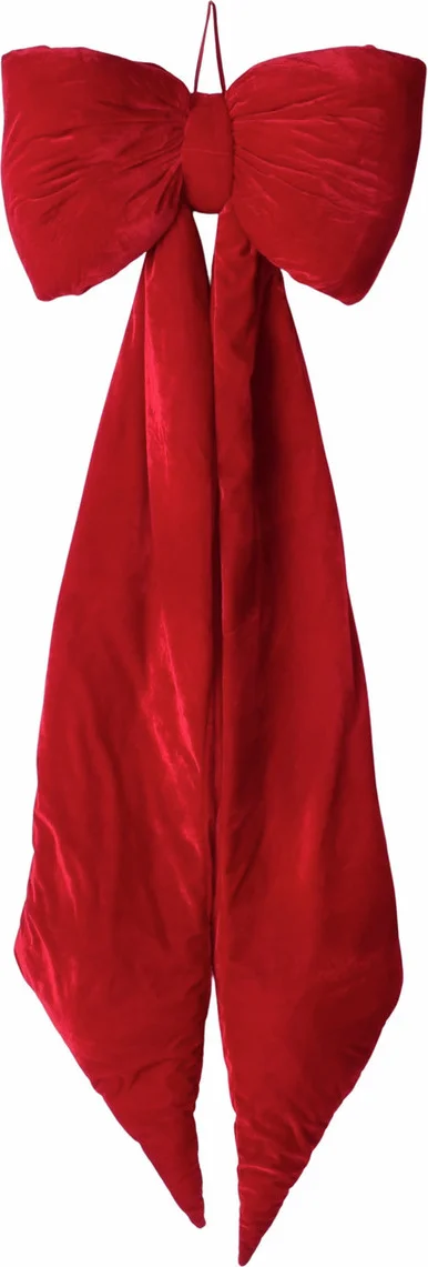 Boltze kersthanger strik Bowy 162 x 51 x 14 cm