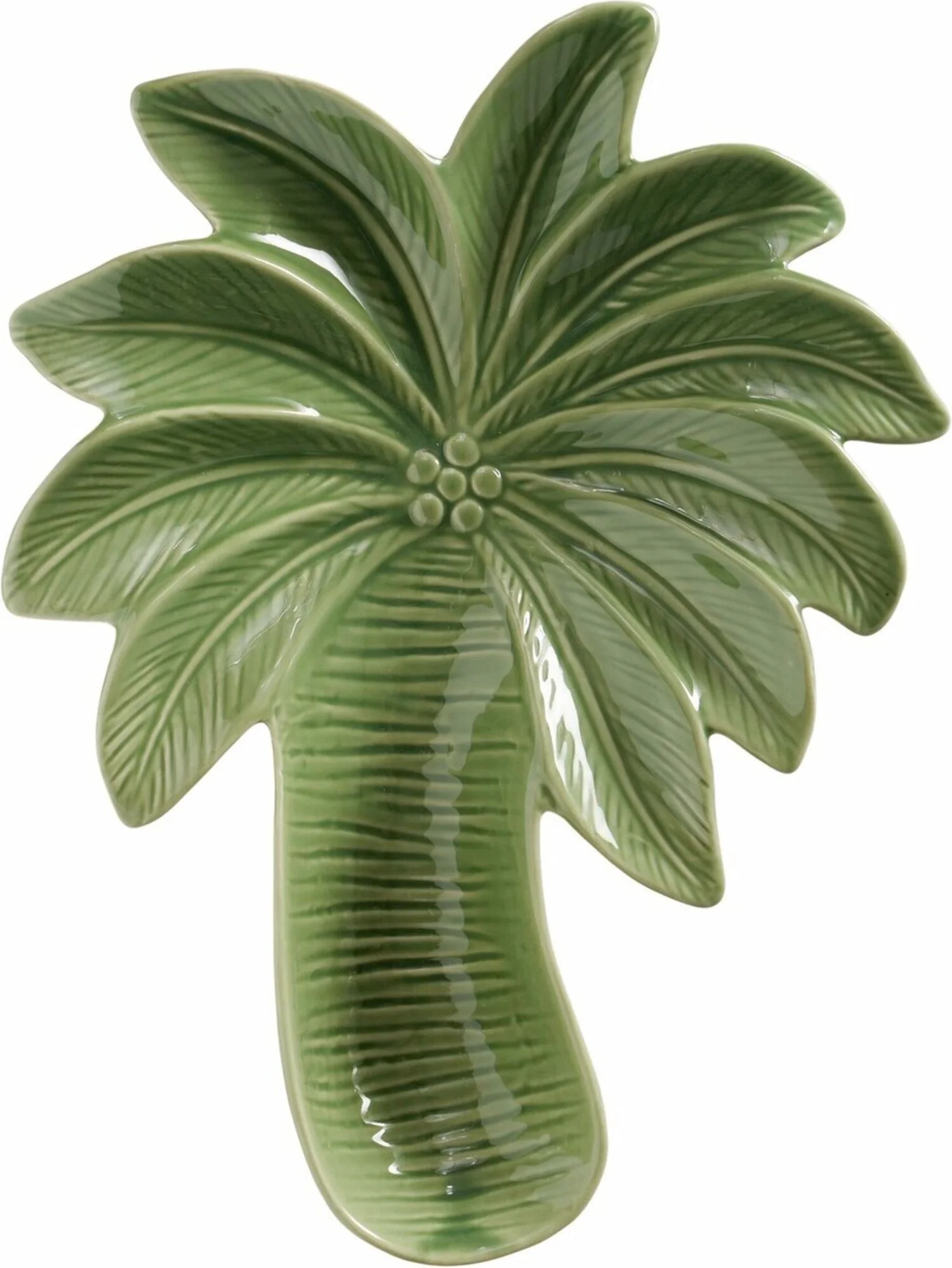 Boltze dienblad Palme groen 29,5 x 29,5 x 3,8 cm