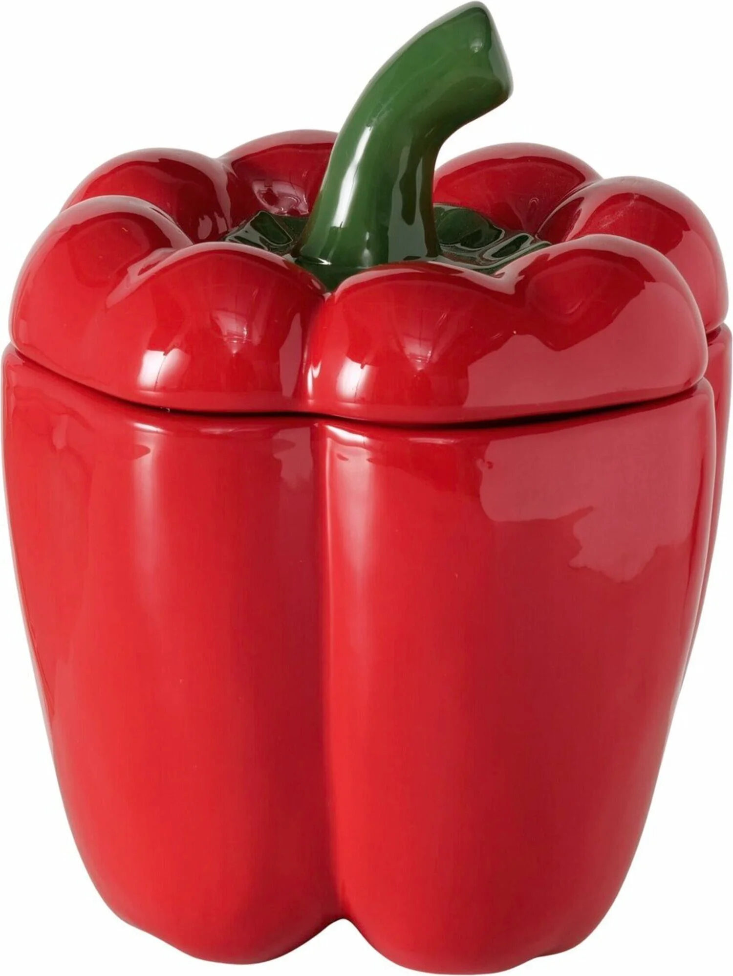 Boltze opbergblik Paprika rood D 14,5 H 19 cm