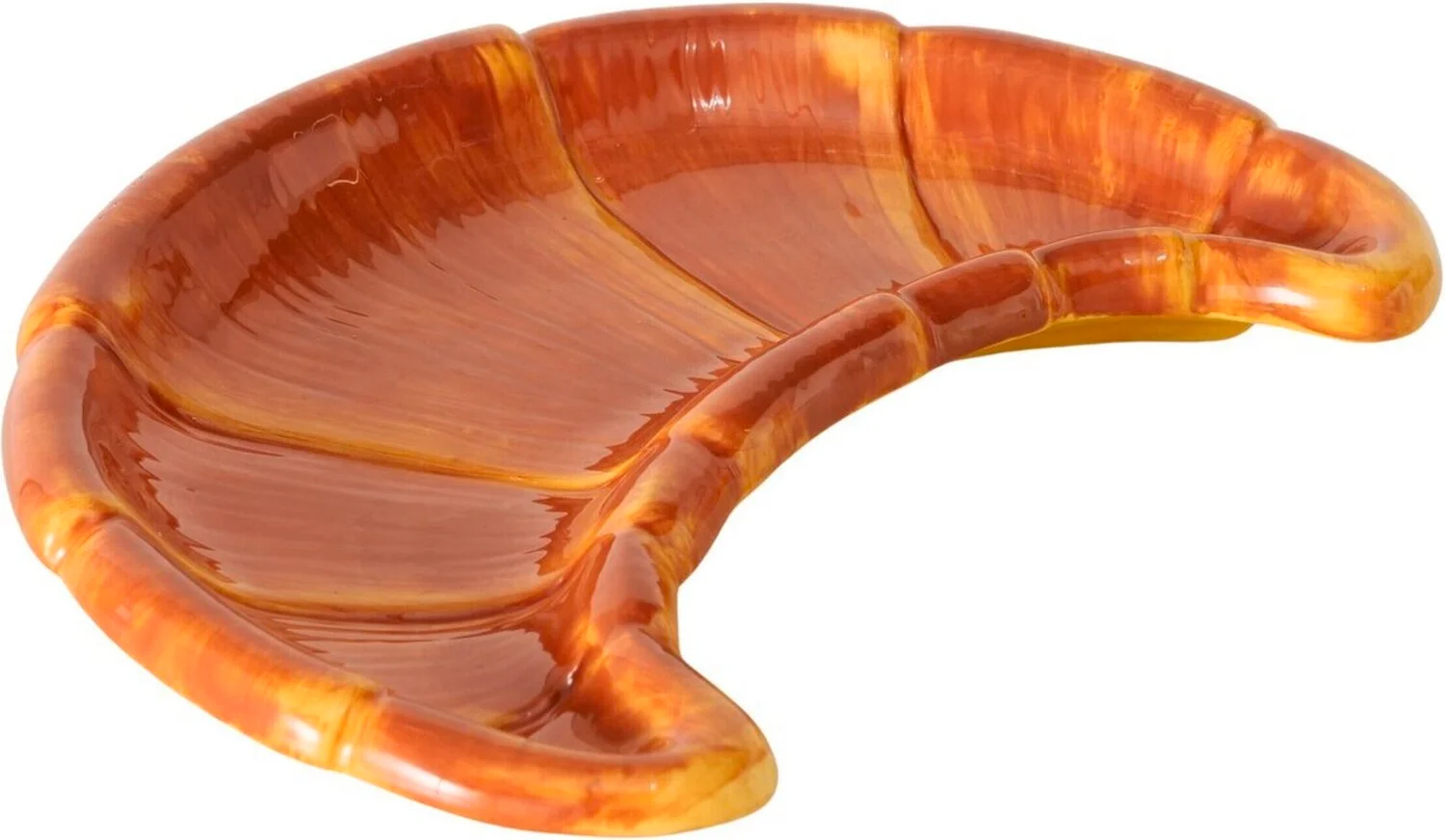 Boltze dienblad Croissant bruin 14,5 x 14,5 x 2,7 cm