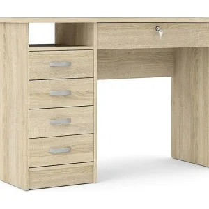 Fula bureau 5 lades eiken structuur decor. Fula bureau 5 lades eiken structuur decor.