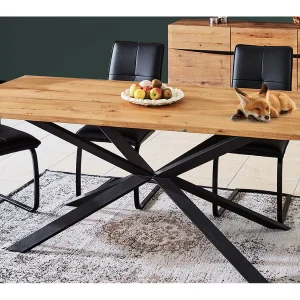 Eettafel – Hout Hout – 220 x 95 cm – YOSHA Eettafel – Hout Hout – 220 x 95 cm – YOSHA