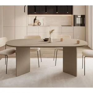 Eettafel – Cappuccino kleur – 90×204 cm – OVO Eettafel – Cappuccino kleur – 90×204 cm – OVO