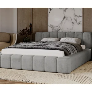 Emporius gestoffeerd tweepersoons bed 180×200 Bolonia – bed met opbergruimte – bed met lattenbodem – fluweel Grijs (Magic Velvet 2217) Emporius gestoffeerd tweepersoons bed 180×200 Bolonia – bed met opbergruimte – bed met lattenbodem – fluweel Grijs (Magic Velvet 2217)