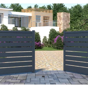 Draaihek van aluminium PRIMO – Antr. – L355xH166 cm – Koop nu eenvoudig en goedkoop online