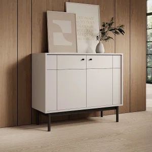 Dressoir – 104 cm – 2 deuren – grijs – JAPANDIES Dressoir – 104 cm – 2 deuren – grijs – JAPANDIES