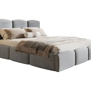 Emporius bed 180×200 Roma Slim – tweepersoonsbed met opbergruimte, lattenbodem – Velvet Lichtgrijs (Amor Velvet 4318) Emporius bed 180×200 Roma Slim – tweepersoonsbed met opbergruimte, lattenbodem – Velvet Lichtgrijs (Amor Velvet 4318)
