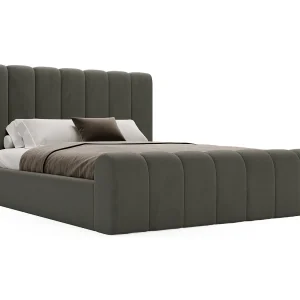 Emporius bed 180×200 Valetta – tweepersoonsbed met opbergruimte, luxe bed met lattenbodem en bedlade – Gestoffeerd bed 180×200 – Donkergrijs (Amor Velvet 4321) Emporius bed 180×200 Valetta – tweepersoonsbed met opbergruimte, luxe bed met lattenbodem en bedlade – Gestoffeerd bed 180×200 – Donkergrijs (Amor Velvet 4321)