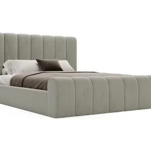 Emporius bed 140×200 Valetta – tweepersoonsbed met opbergruimte, luxe bed met lattenbodem en bedlade – Gestoffeerd bed 140×200 – Lichtgrijs (Amor Velvet 4318) Emporius bed 140×200 Valetta – tweepersoonsbed met opbergruimte, luxe bed met lattenbodem en bedlade – Gestoffeerd bed 140×200 – Lichtgrijs (Amor Velvet 4318)