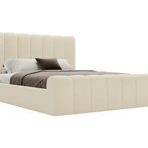 Emporius bed 180×200 Valetta – tweepersoonsbed met opbergruimte, luxe bed met lattenbodem en bedlade – Gestoffeerd bed 180×200 – Beige (Amor Velvet 4323) Emporius bed 180×200 Valetta – tweepersoonsbed met opbergruimte, luxe bed met lattenbodem en bedlade – Gestoffeerd bed 180×200 – Beige (Amor Velvet 4323)