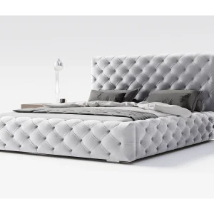 Emporius bed 160×200 Paris – bed met opbergruimte, gestoffeerd bed met lattenbodem – fluwelen Lichtgrijs (Magic Velvet 2218) Emporius bed 160×200 Paris – bed met opbergruimte, gestoffeerd bed met lattenbodem – fluwelen Lichtgrijs (Magic Velvet 2218)