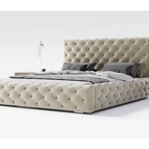 Emporius bed 160×200 Paris – bed met opbergruimte, gestoffeerd bed met lattenbodem – fluwelen Beige (Magic Velvet 2201) Emporius bed 160×200 Paris – bed met opbergruimte, gestoffeerd bed met lattenbodem – fluwelen Beige (Magic Velvet 2201)