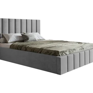 Emporius tweepersoonsbed 140 x 200 cm Moris – bed met opbergruimte, bed 140×200 cm – fluweel Lichtgrijs (Jasmine 90) Emporius tweepersoonsbed 140 x 200 cm Moris – bed met opbergruimte, bed 140×200 cm – fluweel Lichtgrijs (Jasmine 90)