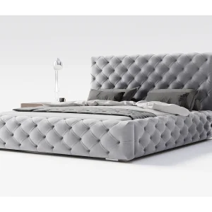 Emporius bed 140×200 Paris – bed met opbergruimte, gestoffeerd bed met lattenbodem – fluwelen Grijs (Magic Velvet 2217) Emporius bed 140×200 Paris – bed met opbergruimte, gestoffeerd bed met lattenbodem – fluwelen Grijs (Magic Velvet 2217)