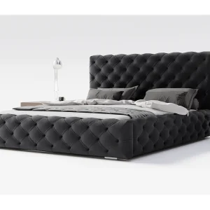 Emporius bed 140×200 Paris – bed met opbergruimte, gestoffeerd bed met lattenbodem – fluwelen Zwart (Magic Velvet 2219) Emporius bed 140×200 Paris – bed met opbergruimte, gestoffeerd bed met lattenbodem – fluwelen Zwart (Magic Velvet 2219)