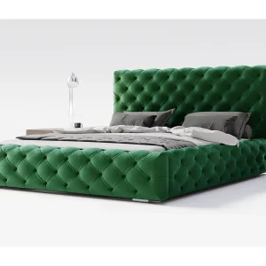 Emporius bed 140×200 Paris – bed met opbergruimte, gestoffeerd bed met lattenbodem – fluwelen Groen (Magic Velvet 2225) Emporius bed 140×200 Paris – bed met opbergruimte, gestoffeerd bed met lattenbodem – fluwelen Groen (Magic Velvet 2225)