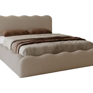 Emporius Gestoffeerd bed 200×200 cm Wave, bed met opbergruimte – Bouclé Bruin (Anthology 5) Emporius Gestoffeerd bed 200×200 cm Wave, bed met opbergruimte – Bouclé Bruin (Anthology 5)