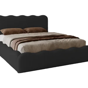 Emporius Gestoffeerd bed 140×200 cm Wave, bed met opbergruimte – Bouclé Zwart (Anthology 19) Emporius Gestoffeerd bed 140×200 cm Wave, bed met opbergruimte – Bouclé Zwart (Anthology 19)
