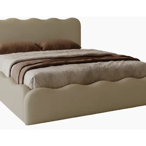 Emporius Gestoffeerd bed 180×200 cm Wave, bed met opbergruimte – fluwelen Bruin (Elegance 5) Emporius Gestoffeerd bed 180×200 cm Wave, bed met opbergruimte – fluwelen Bruin (Elegance 5)