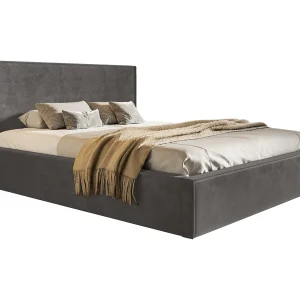 Emporius Gestoffeerd bed 140×200 Kyoto – tweepersoonsbed met opbergruimte – fluwelen Donkergrijs (Amor Velvet 4321) Emporius Gestoffeerd bed 140×200 Kyoto – tweepersoonsbed met opbergruimte – fluwelen Donkergrijs (Amor Velvet 4321)