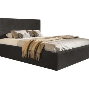 Emporius Gestoffeerd bed 180×200 Kyoto – tweepersoonsbed met opbergruimte – fluwelen Zwart (Amor Velvet 4322) Emporius Gestoffeerd bed 180×200 Kyoto – tweepersoonsbed met opbergruimte – fluwelen Zwart (Amor Velvet 4322)