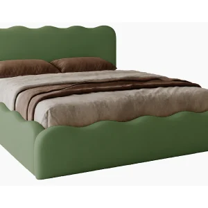 Emporius Gestoffeerd bed 180×200 cm Wave, bed met opbergruimte – fluwelen Groen (Elegance 10) Emporius Gestoffeerd bed 180×200 cm Wave, bed met opbergruimte – fluwelen Groen (Elegance 10)