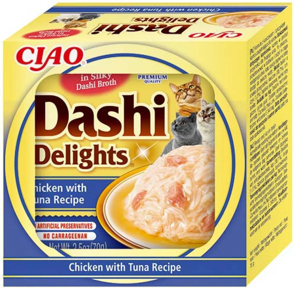 Ciao kattensnack Dashi Delights kip met tonijn 70 g