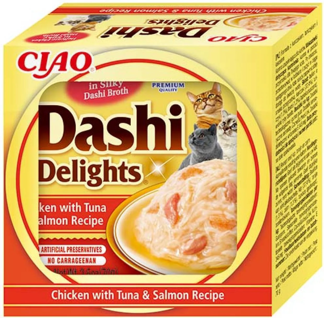 Ciao kattensnack Dashi Delights kip met tonijn en zalm 70 g
