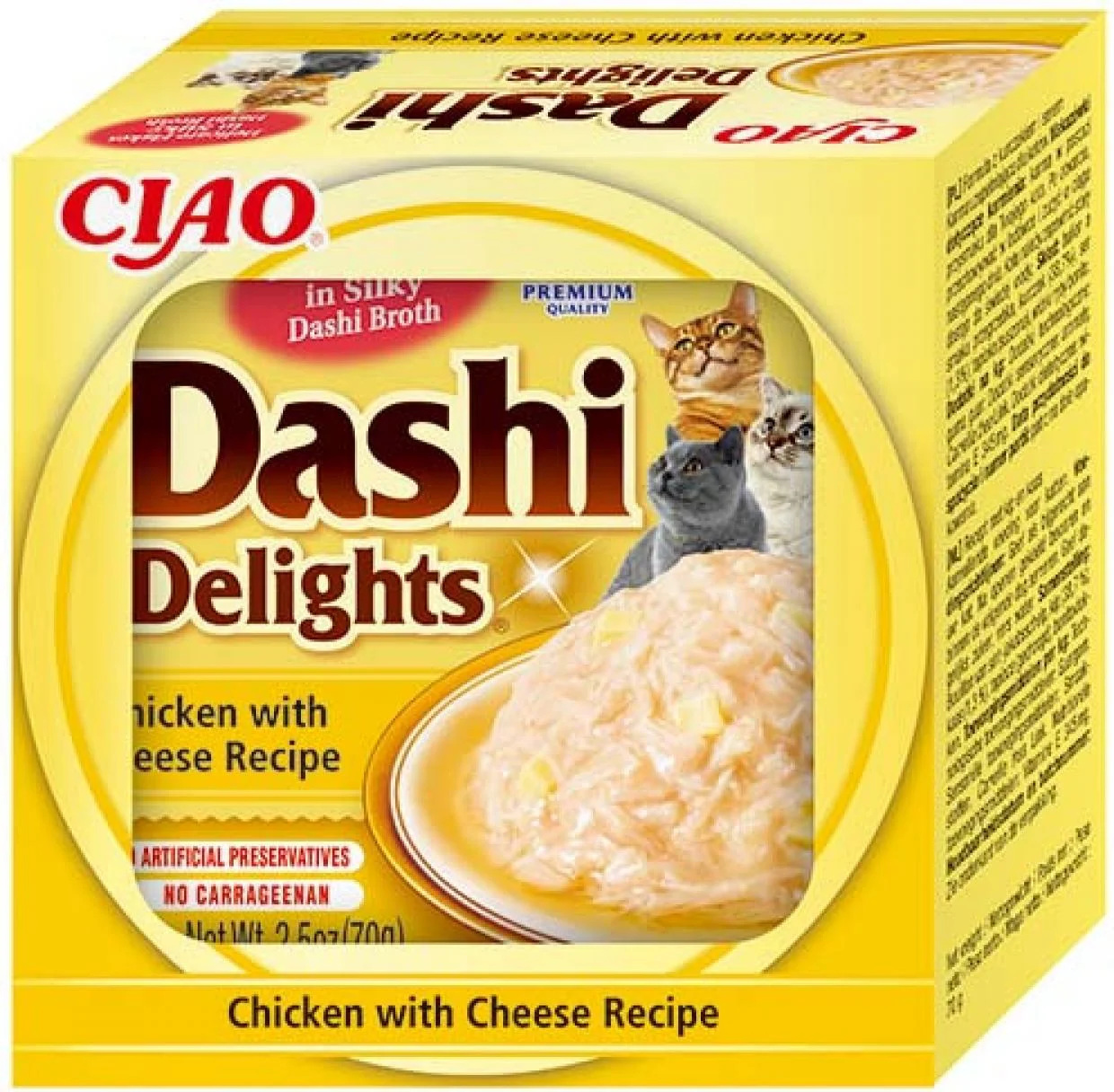 Ciao kattensnack Dashi Delights kip met kaas 70 g