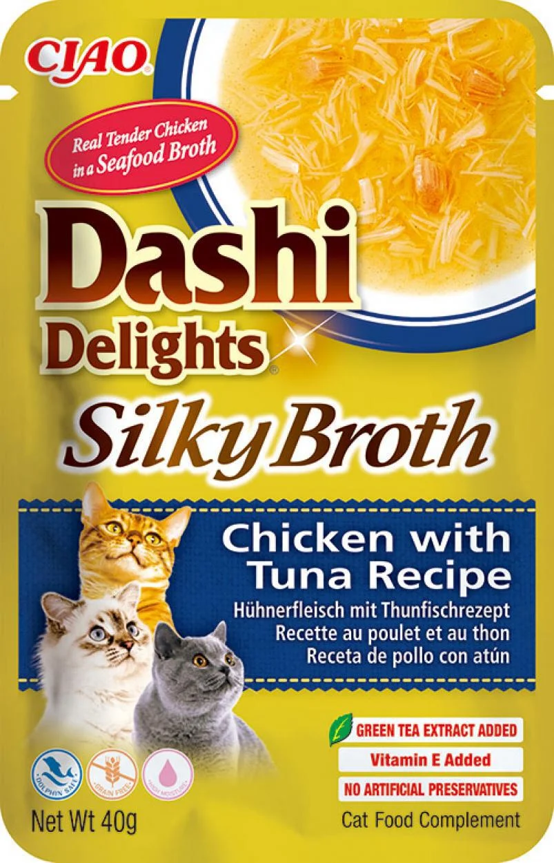 Ciao kattensnack Dashi Delights kip met tonijn 40 g