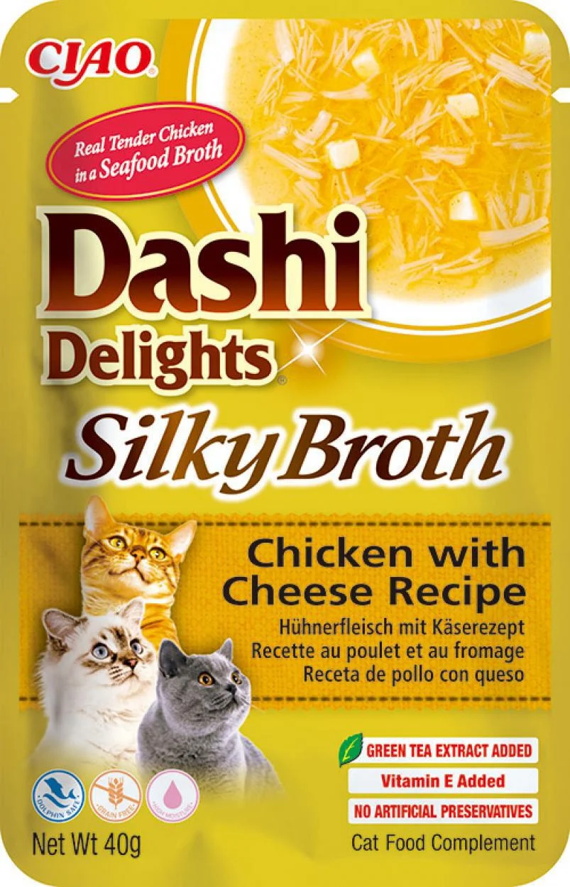 Ciao kattensnack Dashi Delights kip met kaas 40 g