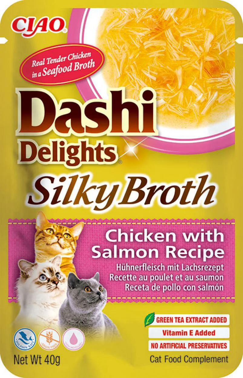 Ciao kattensnack Dashi Delights kip met zalm 40 g