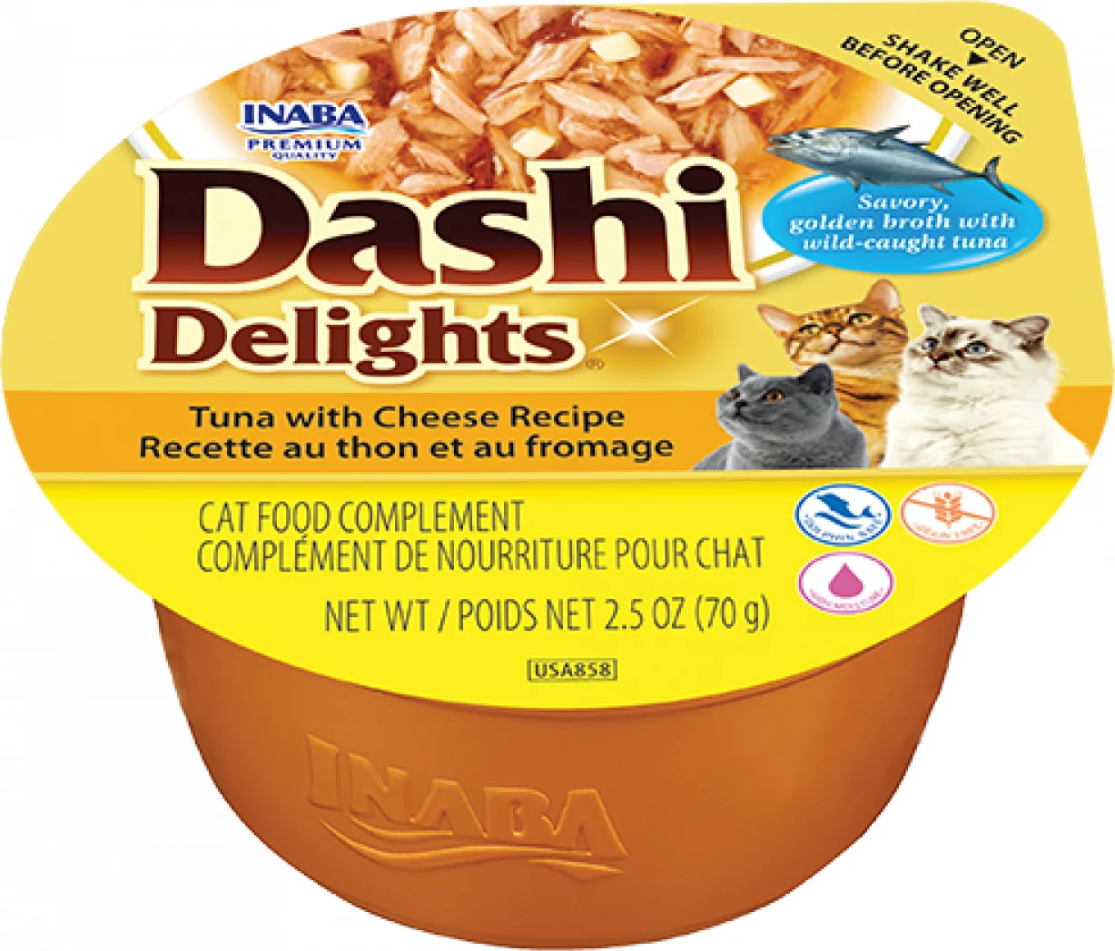 Ciao kattensnack Dashi Delights tonijn met kaas 70 g